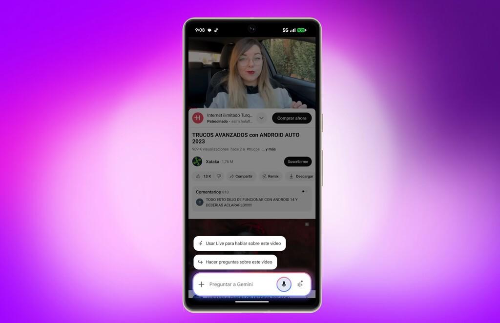 Gemini revoluciona cómo consumimos vídeos en YouTube