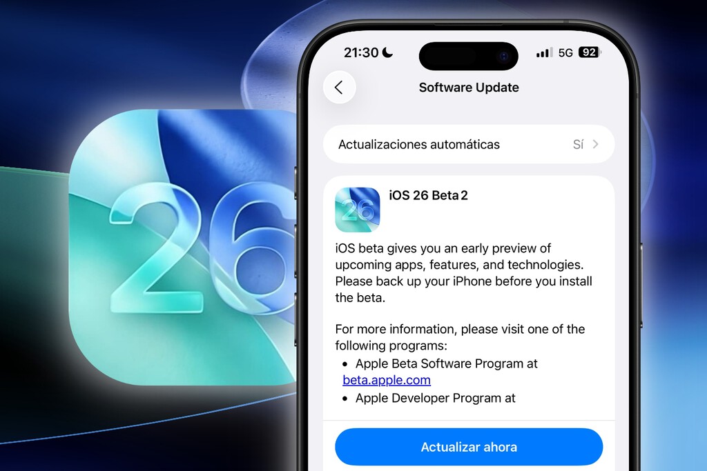 iOS 26 beta 2 disponible con mejoras y novedades para desarrolladores