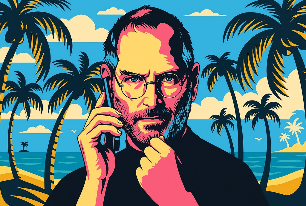 Steve Jobs: Vacaciones y trabajo, una combinación peculiar