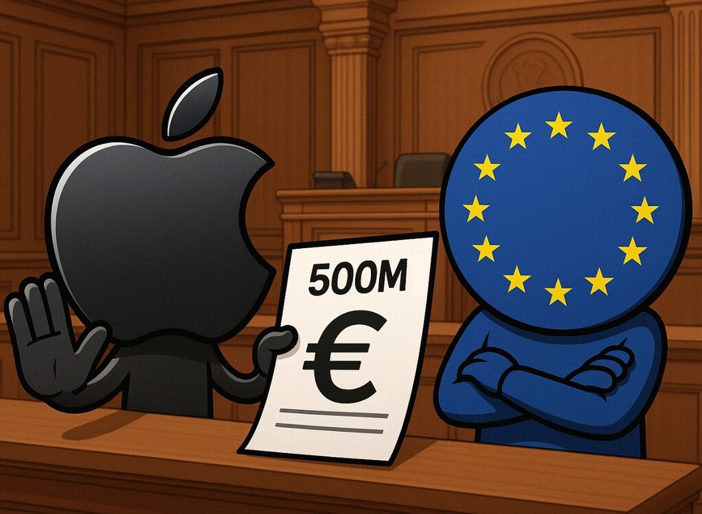 Apple apela multa de 500 millones impuesta por la Unión Europea