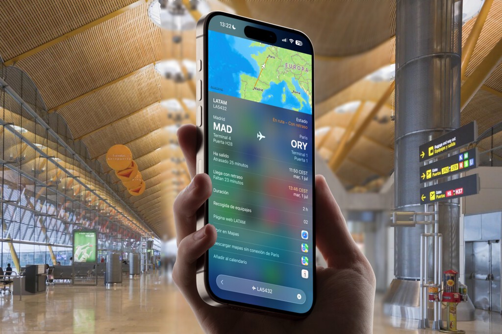 Truco del iPhone para seguir vuelos en tiempo real sin apps