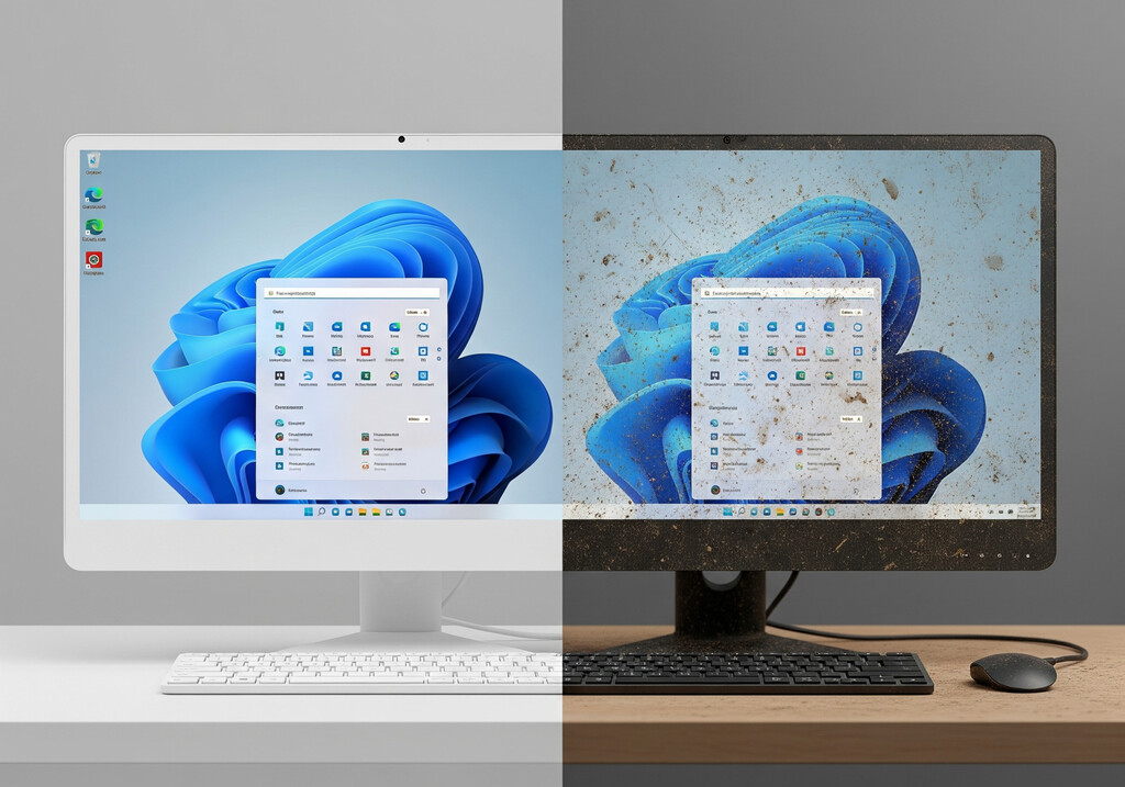 Comparativa de rendimiento en Windows 11: instalación nueva vs. vieja