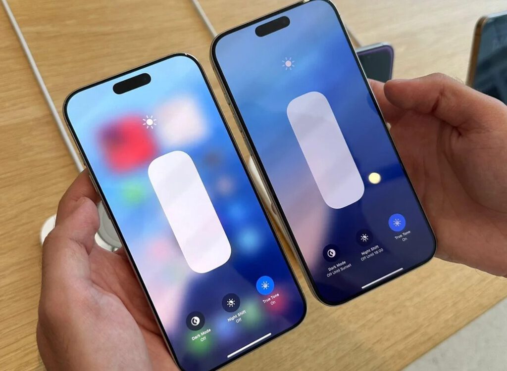 ¿Por qué el iPhone en la Apple Store se ve más brillante?