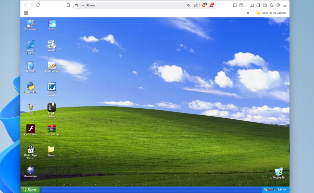 Recrean Windows XP en el navegador para revivir la nostalgia