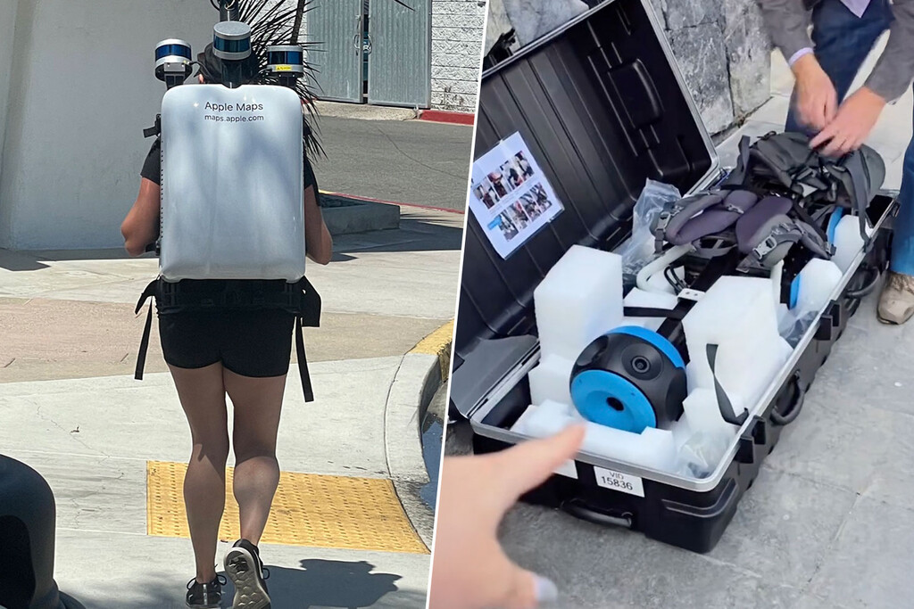 Google y Apple cartografían España con mochilas tecnológicas