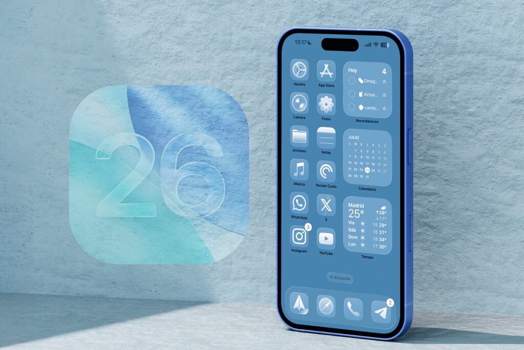 Iconos transparentes de iOS 26: ¿estética sobre funcionalidad?