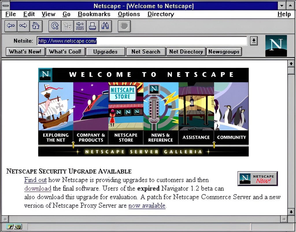 Decisión de Netscape en 1995, origen de monopolios tecnológicos