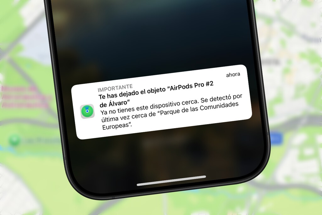 Personaliza o desactiva notificaciones de objetos olvidados en iPhone