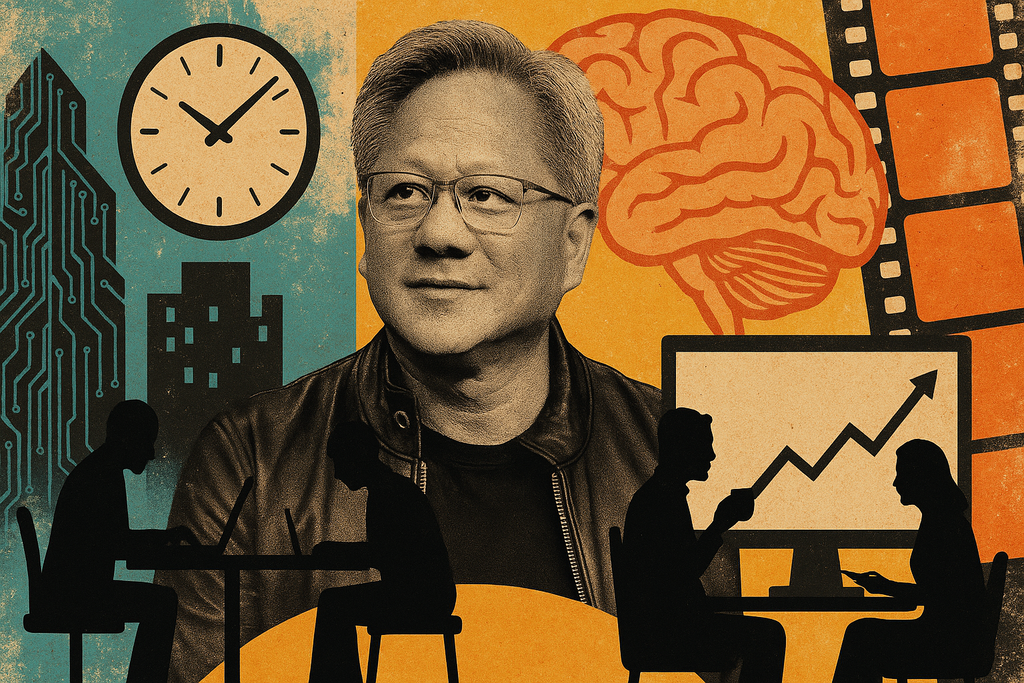 CEO de Nvidia trabaja sin descanso y cuestiona el equilibrio laboral