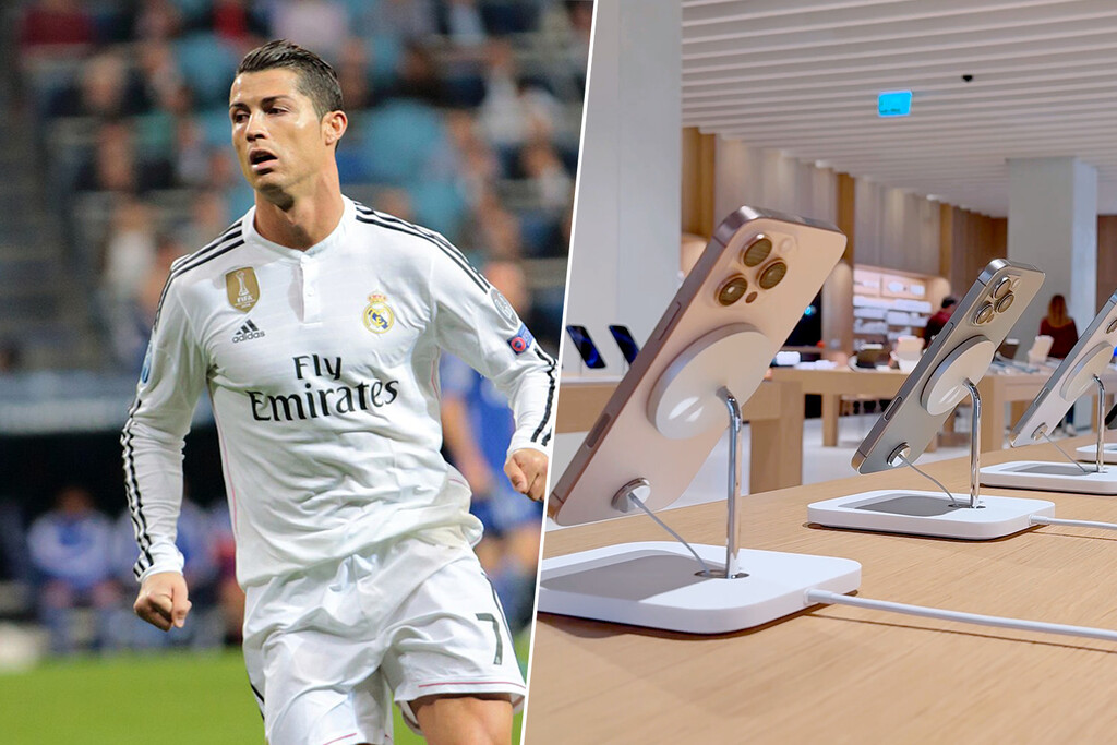 Cristiano Ronaldo regaló iPhones a toda la plantilla del Real Madrid