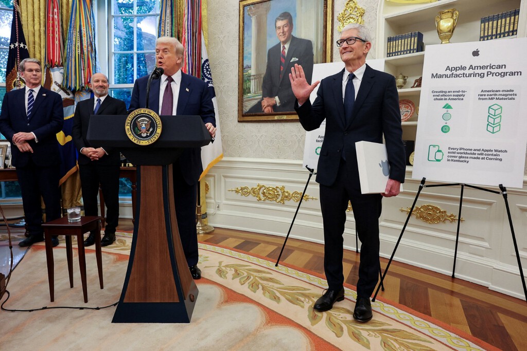 Apple aumenta inversión en EE.UU. para evitar aranceles de Trump