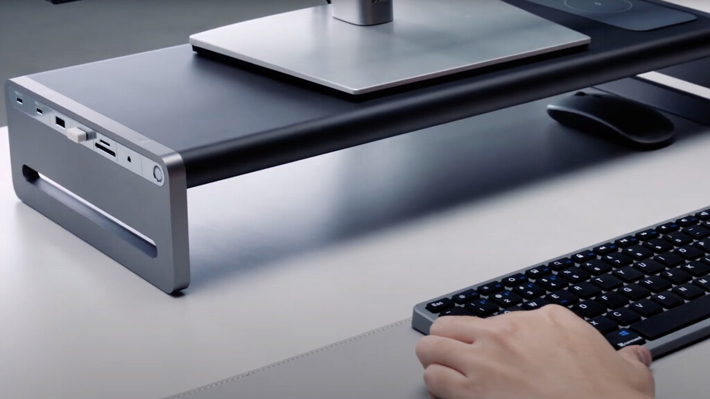 Soporte hub Anker 675: eleva tu Mac y añade 12 puertos