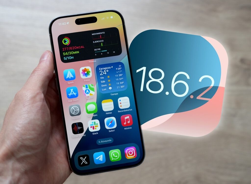 Apple lanza iOS 18.6.2 para corregir fallo de seguridad crítico