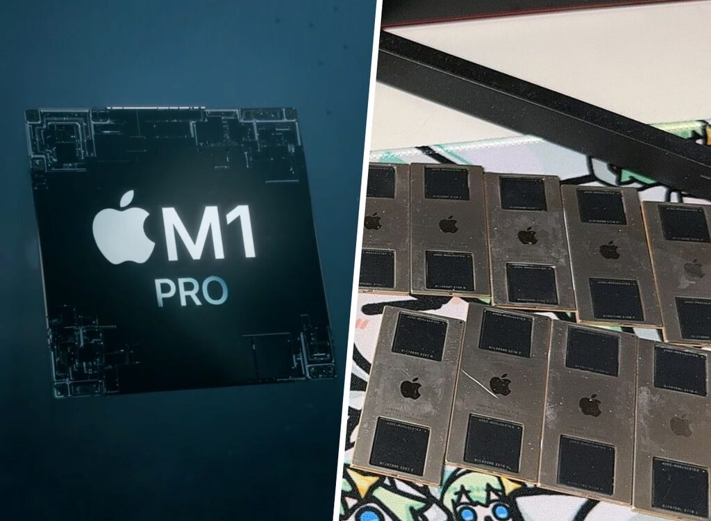 Chips M1 Pro de Apple se reinventan como pinzas para el pelo