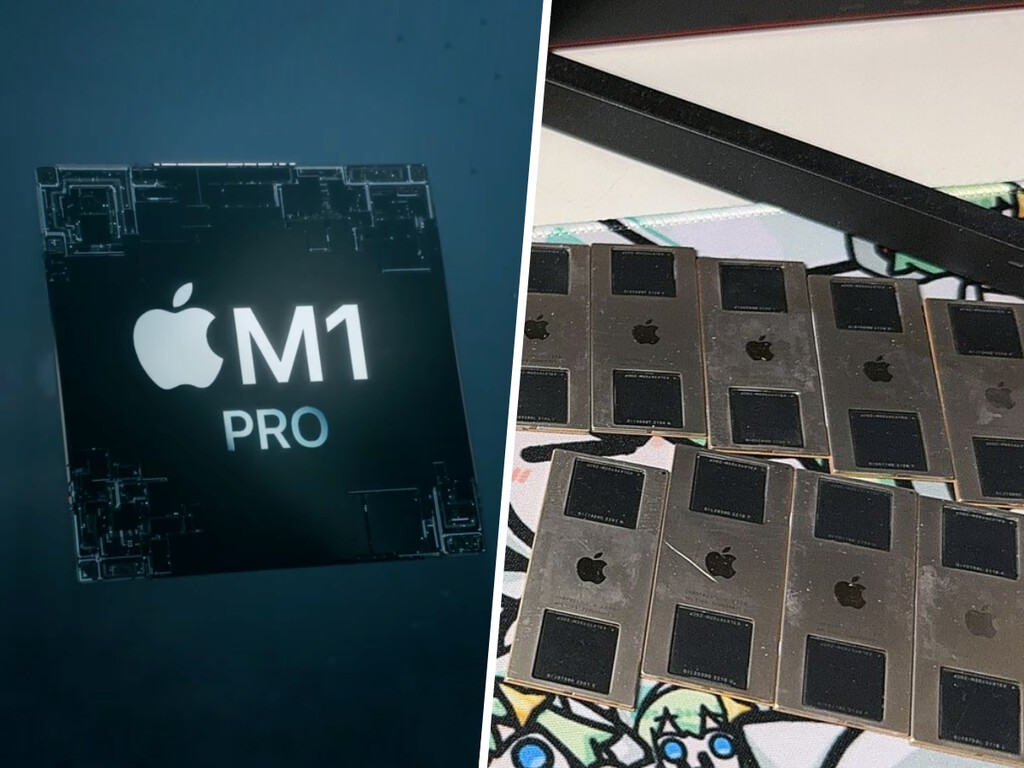 Chips M1 Pro de Apple se reinventan como pinzas para el pelo