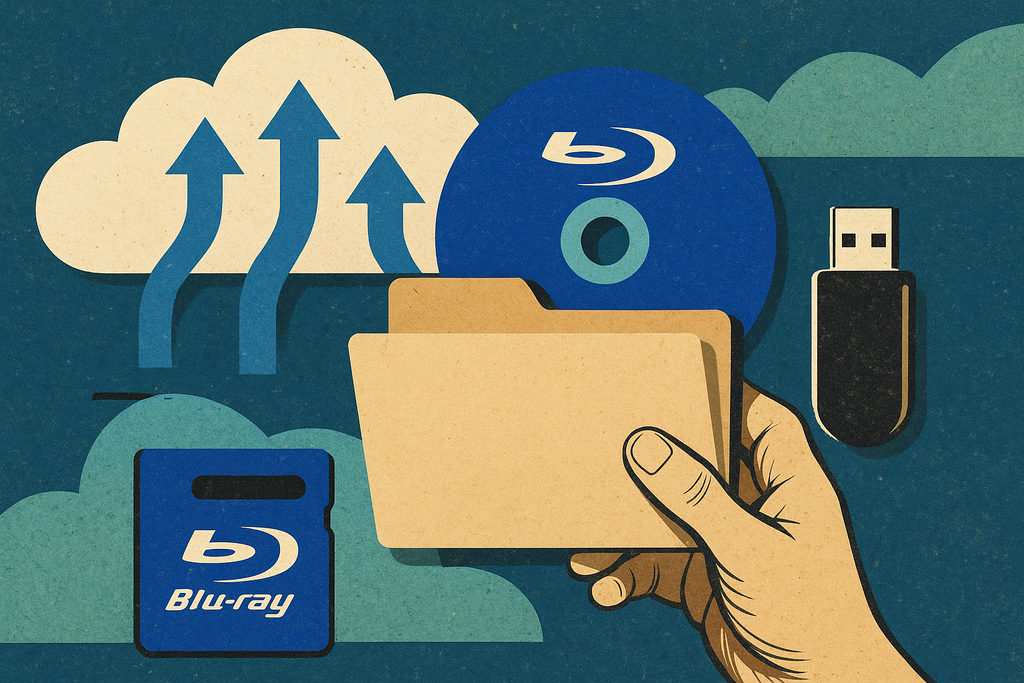 Uso de Blu-Rays M-Disc para almacenamiento de datos a largo plazo