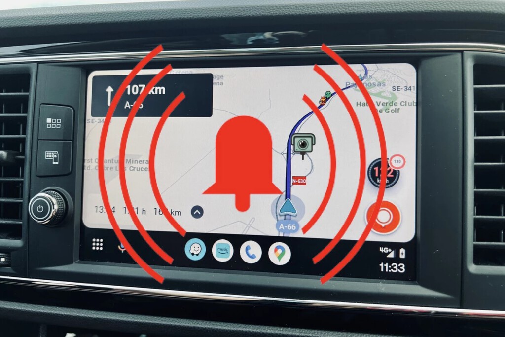 Combina Waze y Google Maps en Android Auto para avisos de radares