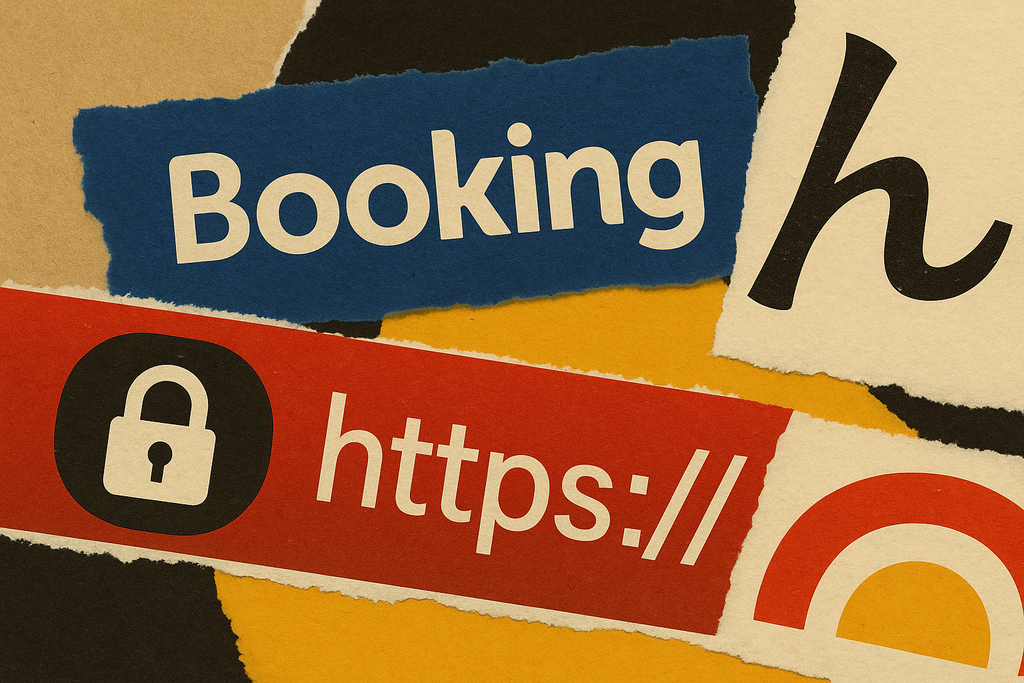 Letra japonesa utilizada para suplantar a Booking en ciberestafa