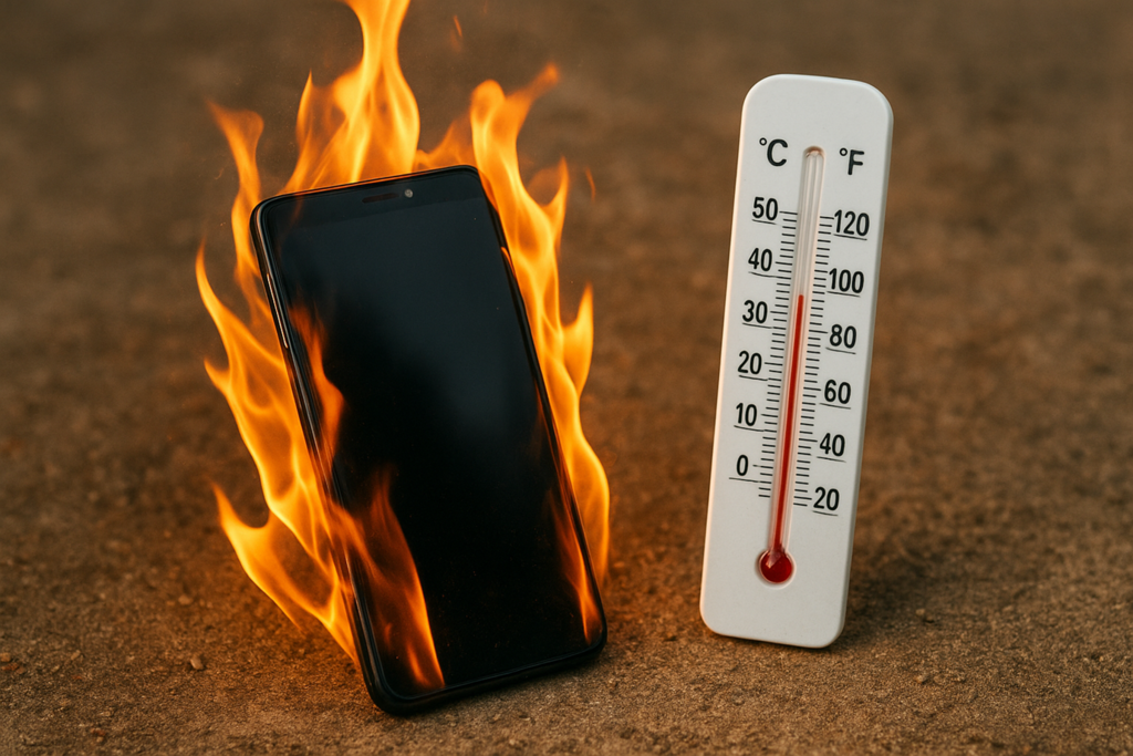 Móviles y calor: una combinación problemática en verano