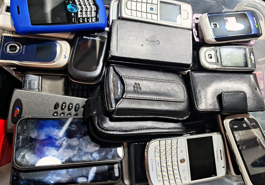 Colección de móviles antiguos: un reto para desconectar