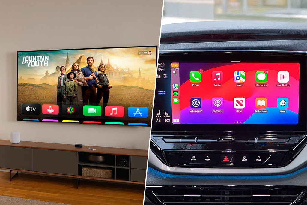 Apple lidera en software para televisores y coches