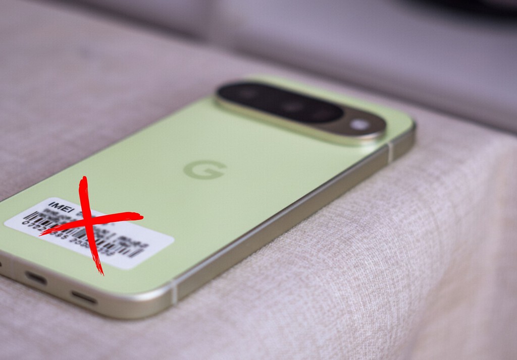 Retira la pegatina IMEI del móvil, pero no la tires