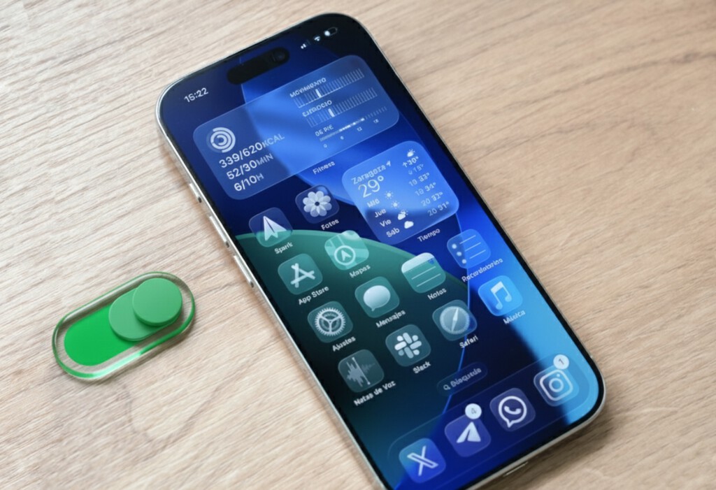 Desactiva el diseño Liquid Glass de iOS 26 en segundos