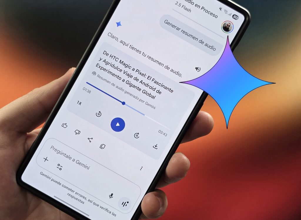 Gemini transforma documentos en podcasts conversacionales