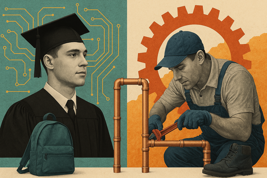 Gen Z duda entre universidad y oficios ante el auge de la