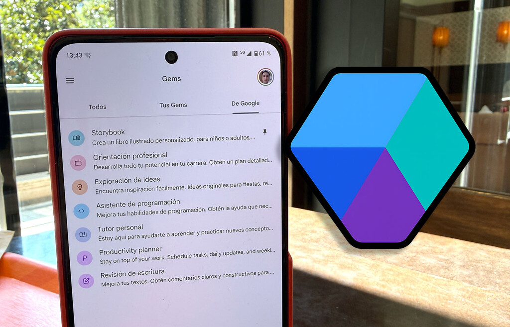 Google permite compartir Gems de Gemini, su mini apps